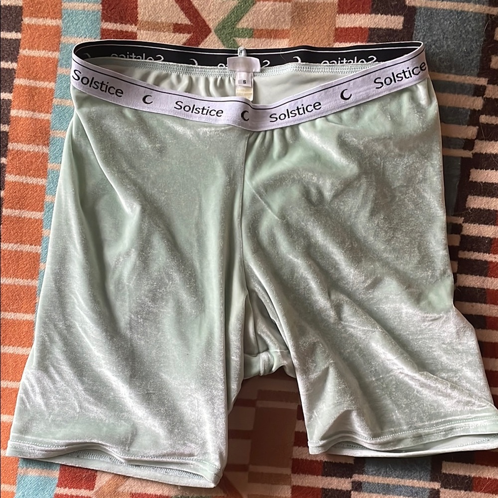 Solstice minty green shorts